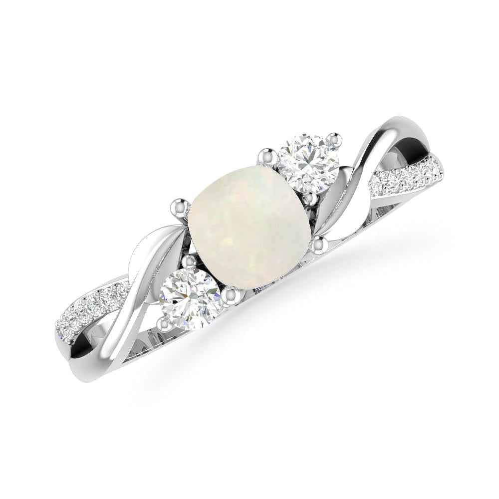 White Gold - Opal