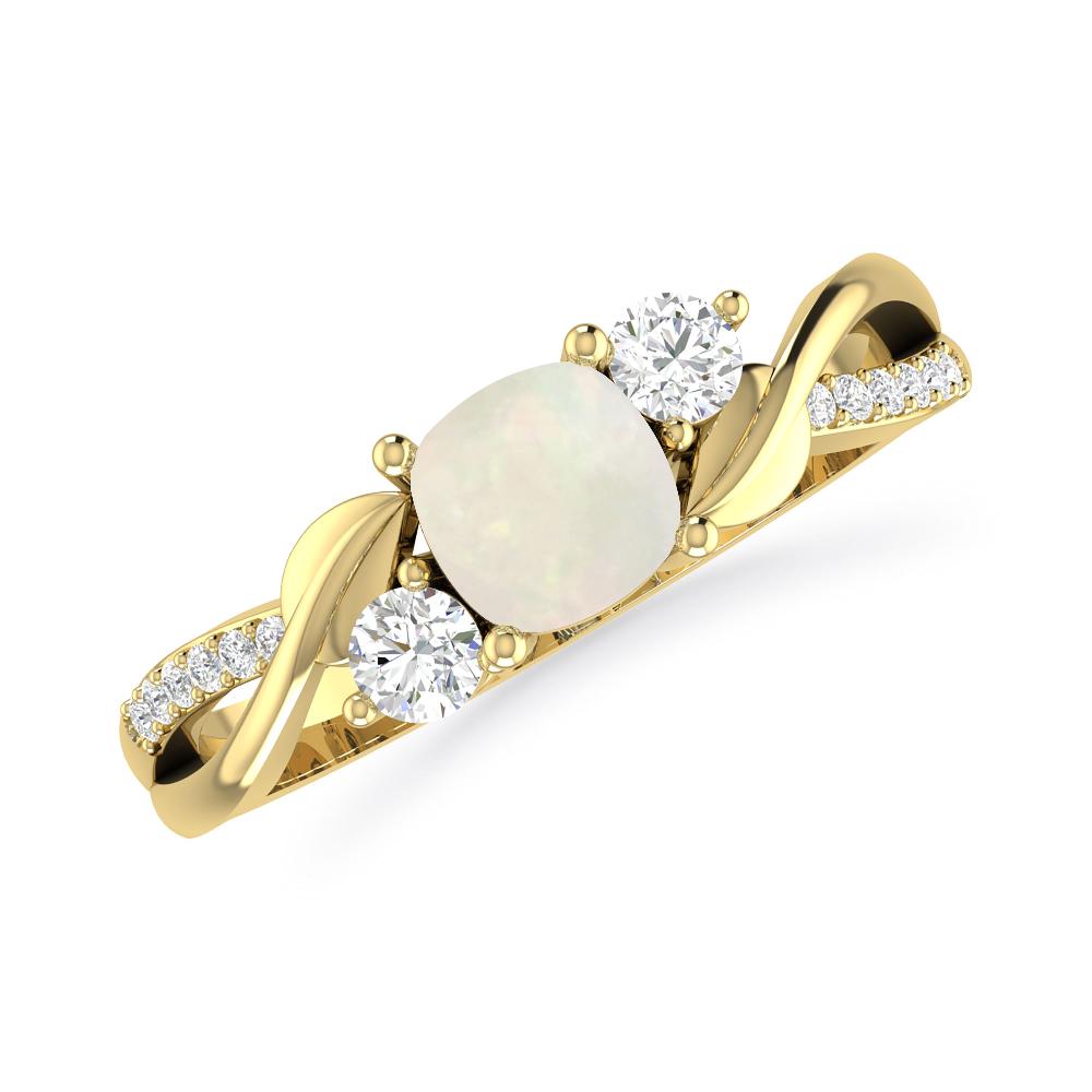 Yellow Gold - Opal