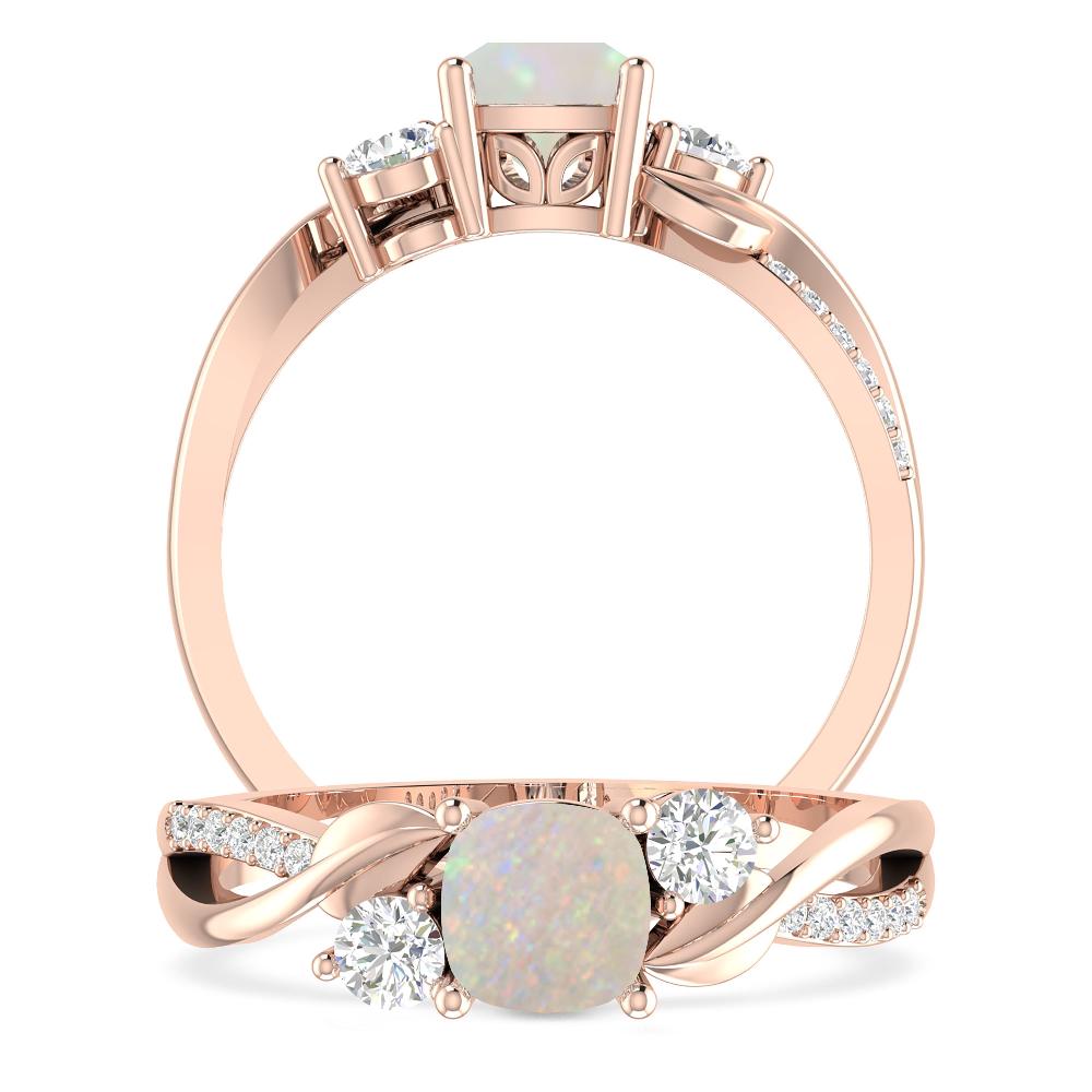 Rose Gold - Opal