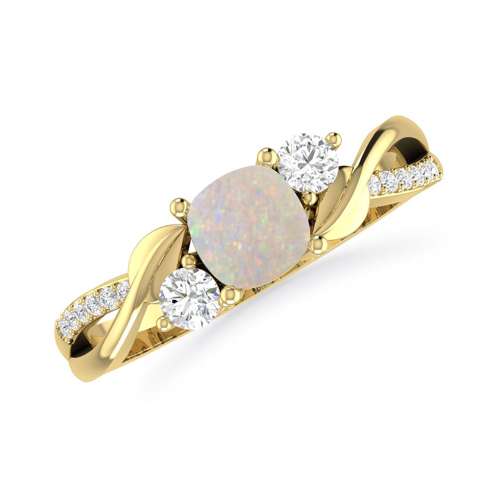 Yellow Gold - Opal