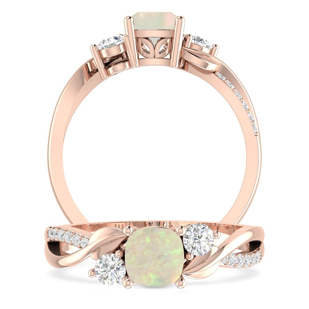 Rose Gold - Opal