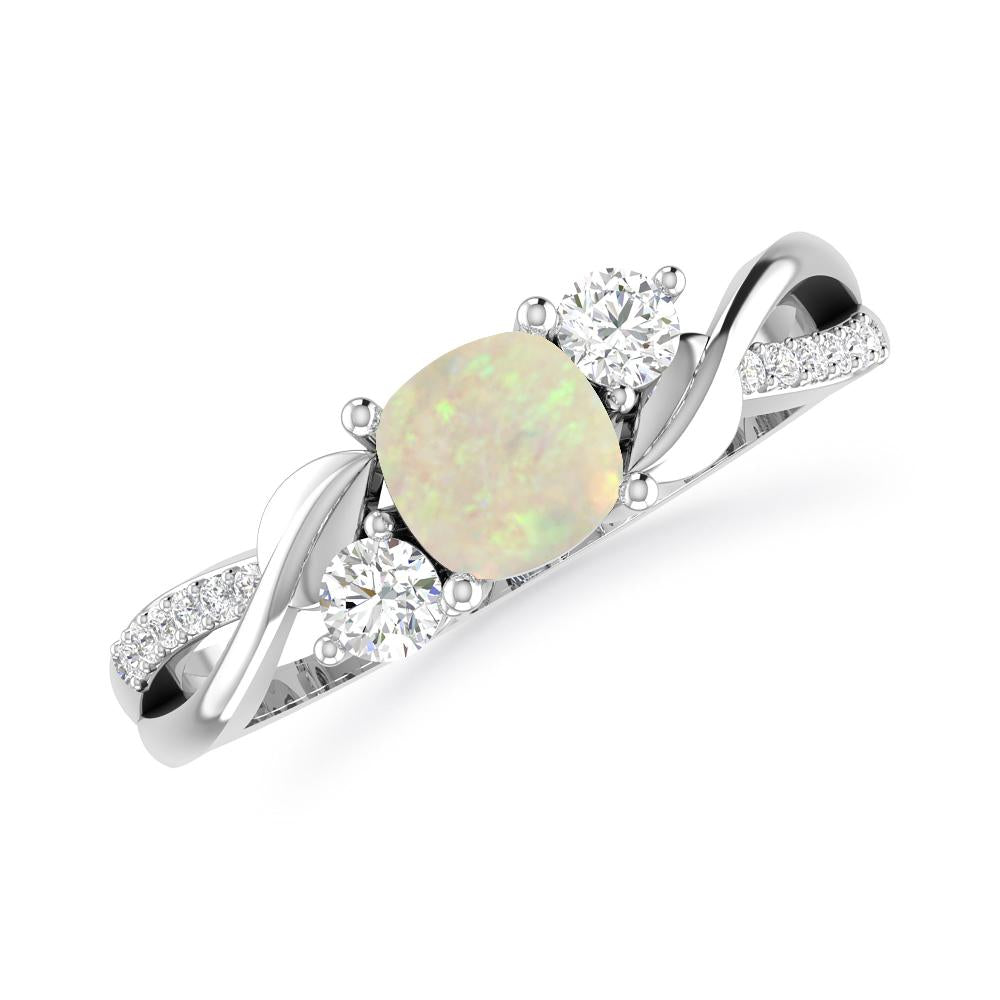 White Gold - Opal