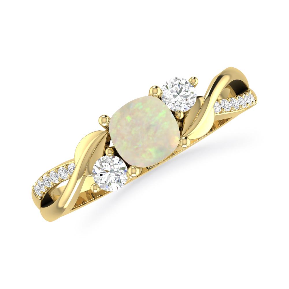 Yellow Gold - Opal