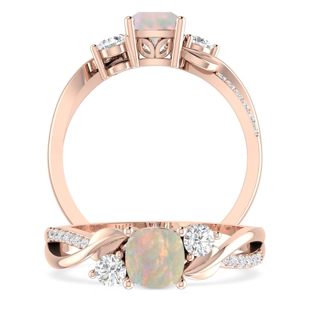 Rose Gold - Opal