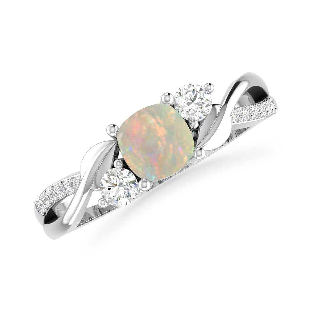 White Gold - Opal