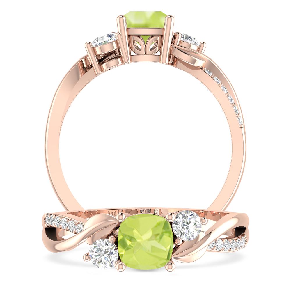 Rose Gold - Peridot