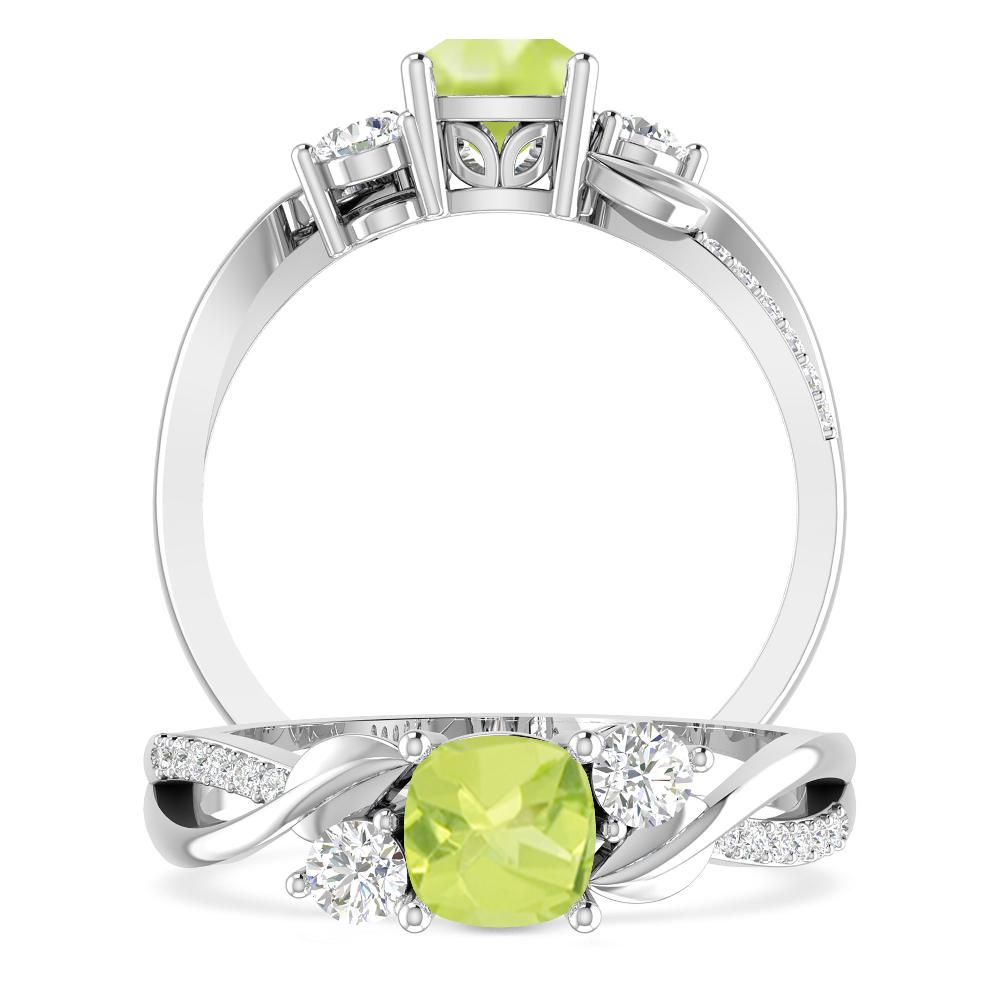 White Gold - Peridot