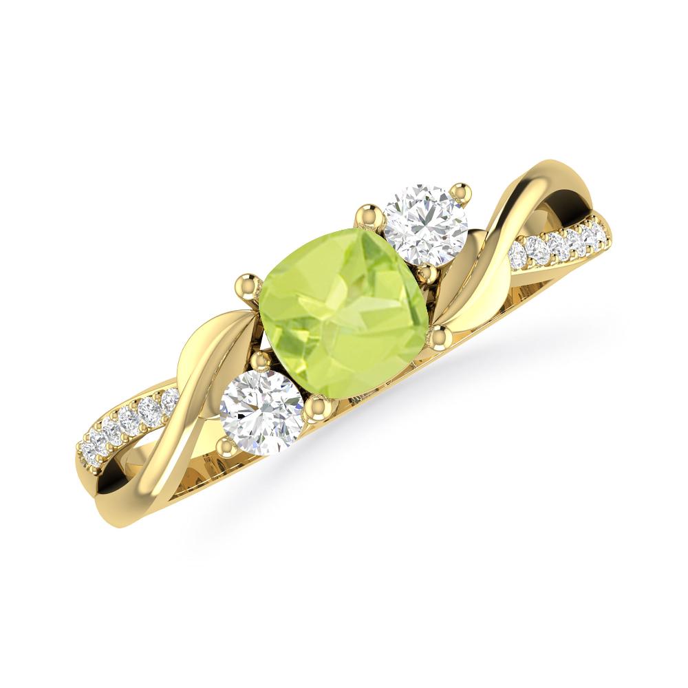 Yellow Gold - Peridot