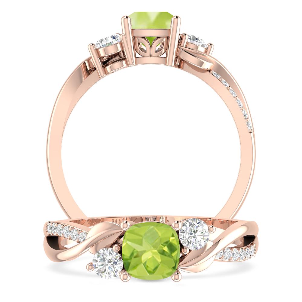 Rose Gold - Peridot