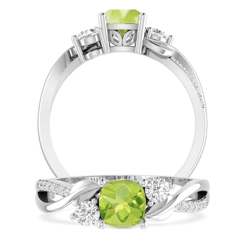 White Gold - Peridot