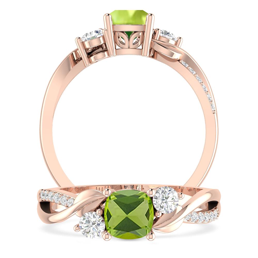 Rose Gold - Peridot