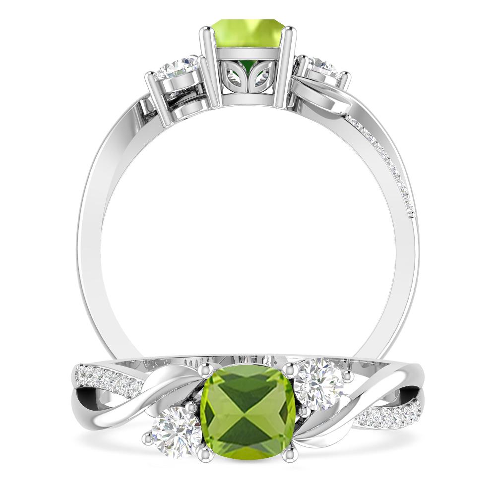 White Gold - Peridot