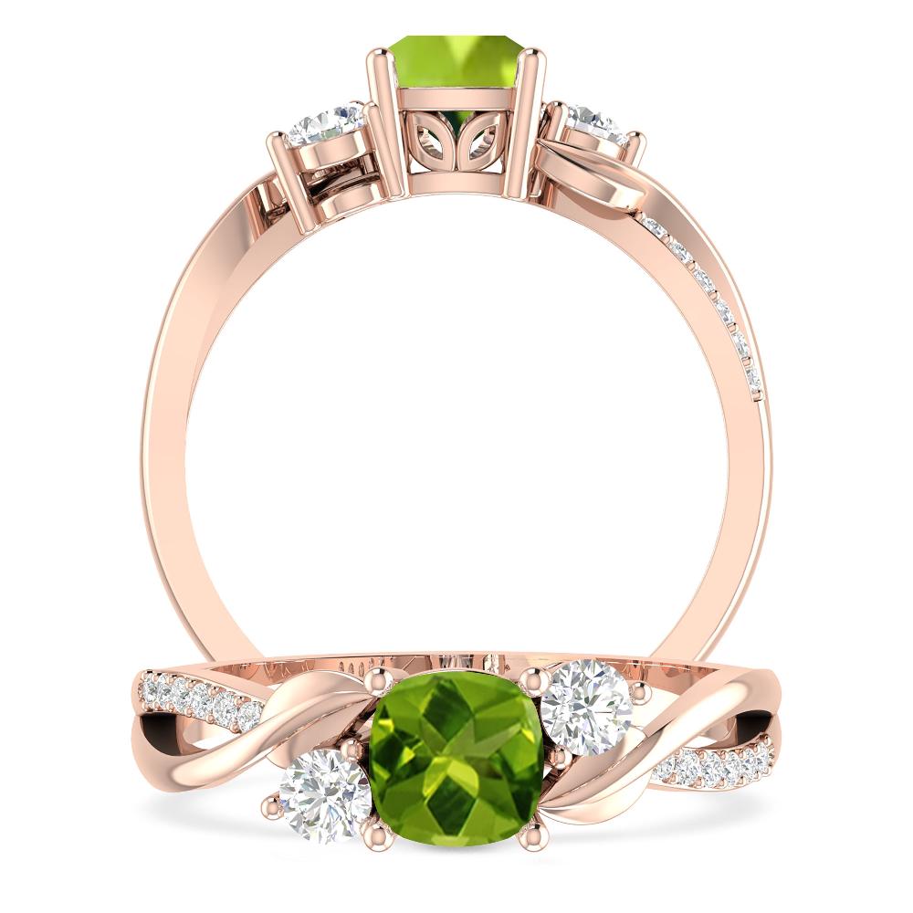 Rose Gold - Peridot