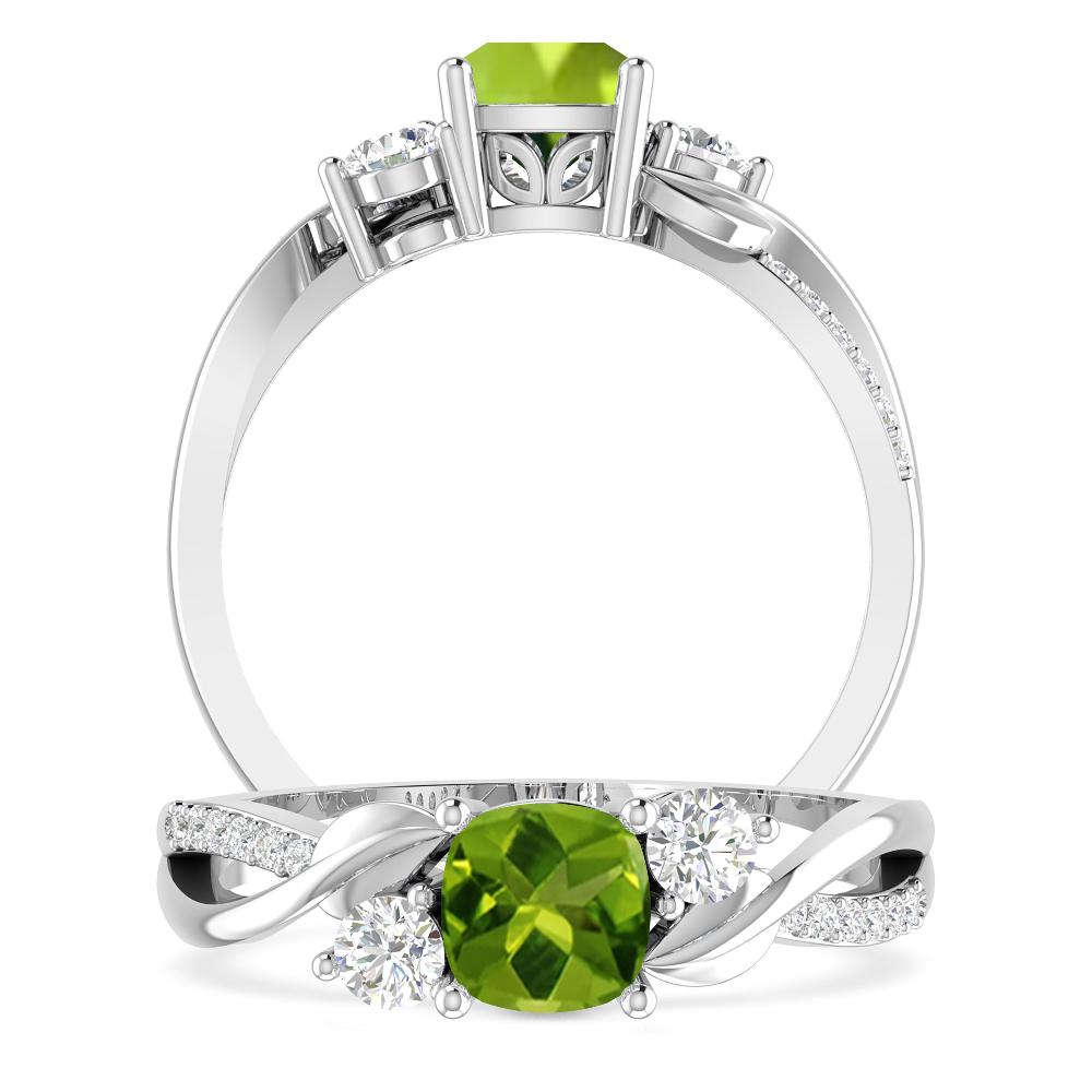 White Gold - Peridot