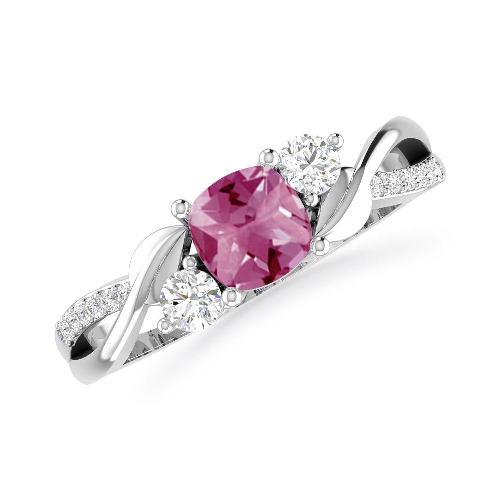 White Gold - Pink Tourmaline