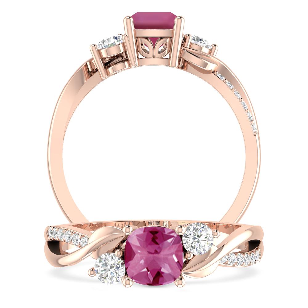 Rose Gold - Pink Tourmaline