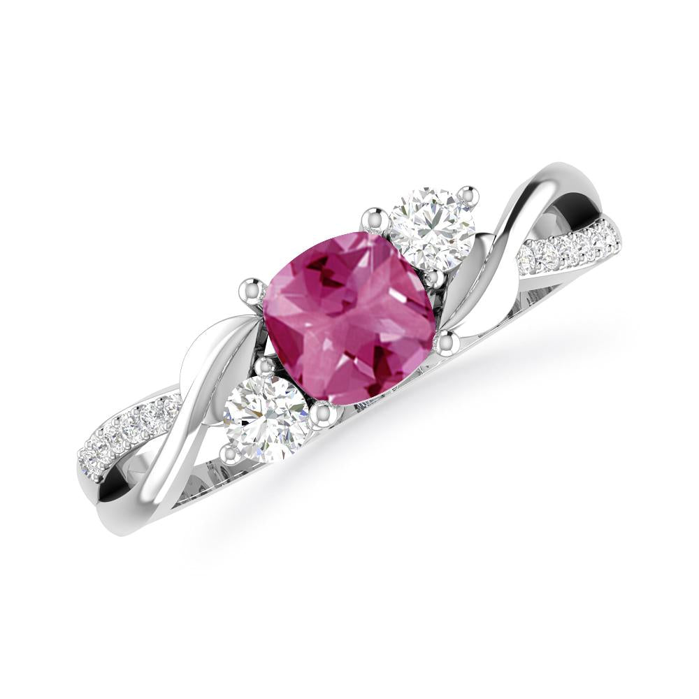 White Gold - Pink Tourmaline