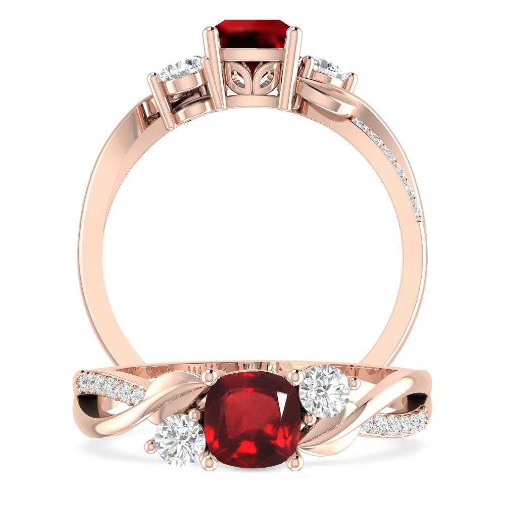 Rose Gold - Ruby