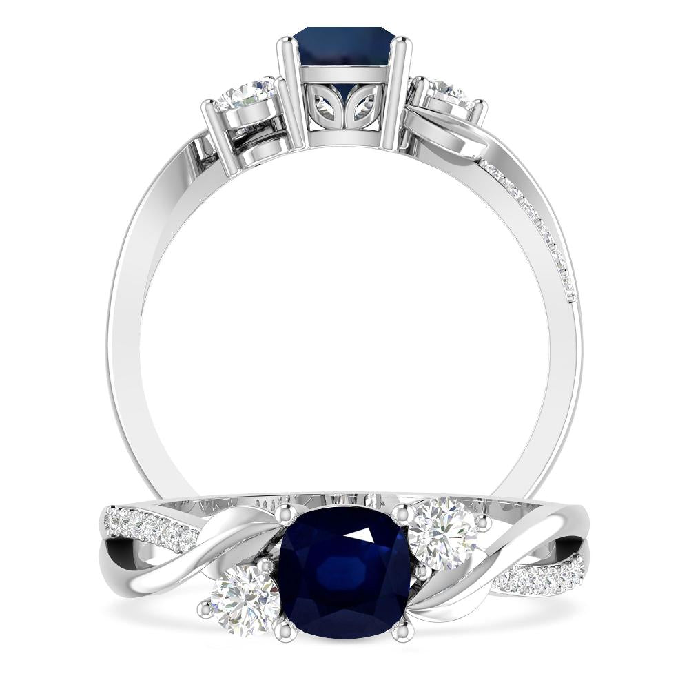 White Gold - Sapphire