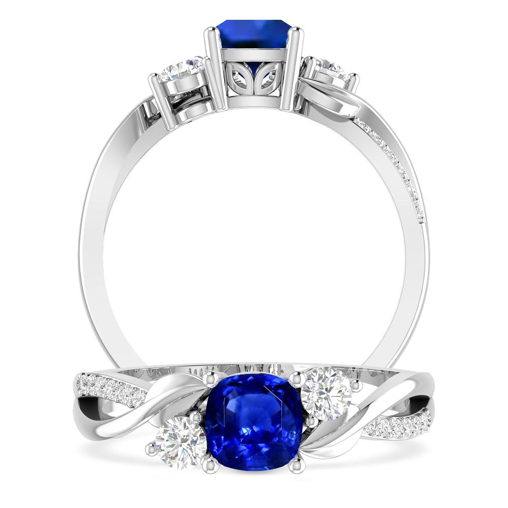 White Gold - Sapphire