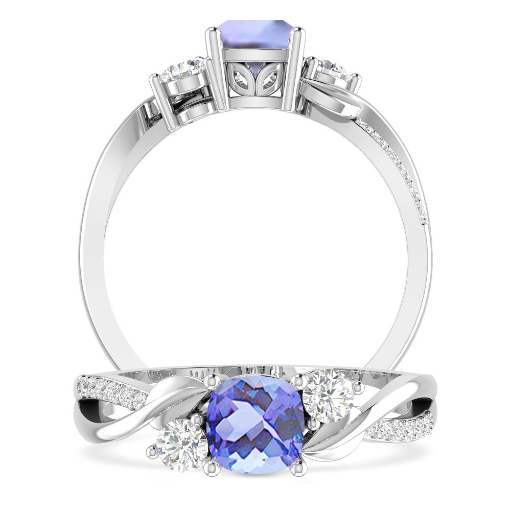 White Gold - Tanzanite