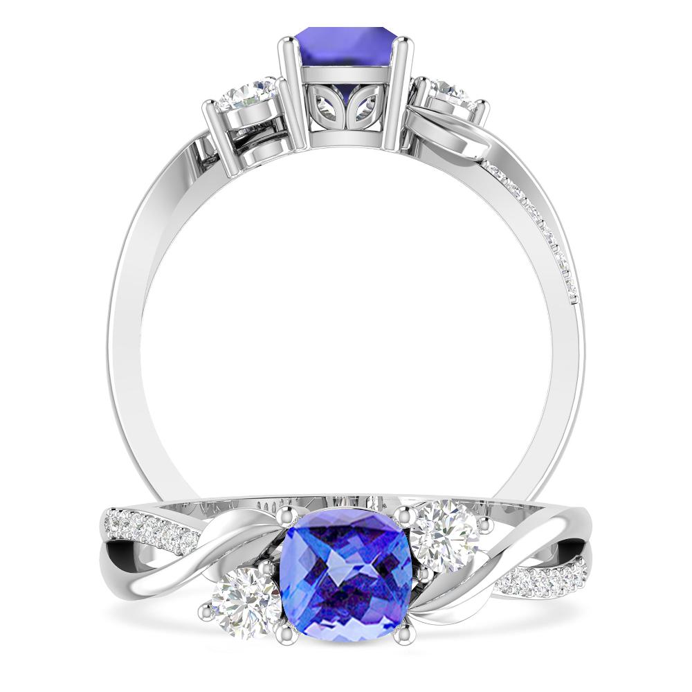 White Gold - Tanzanite