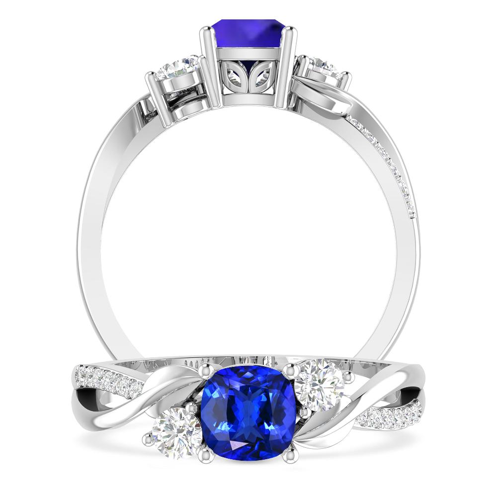 White Gold - Tanzanite