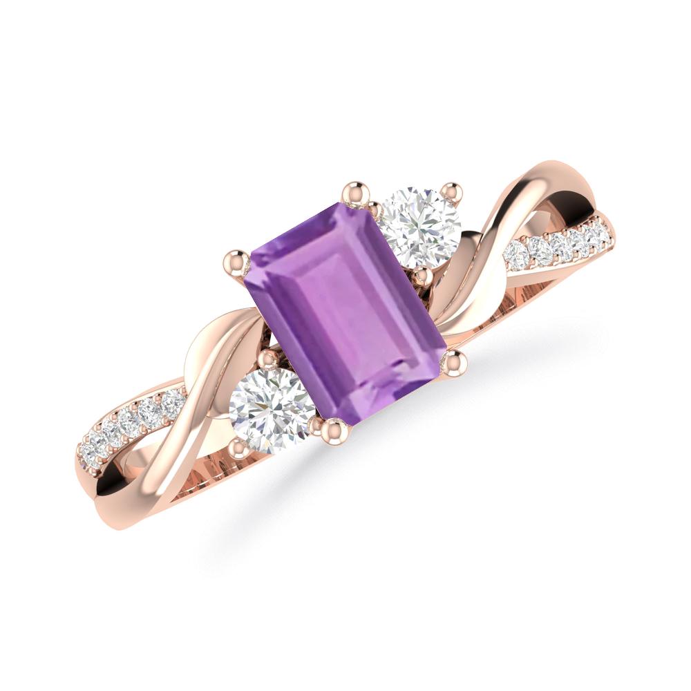 Rose Gold - Amethyst