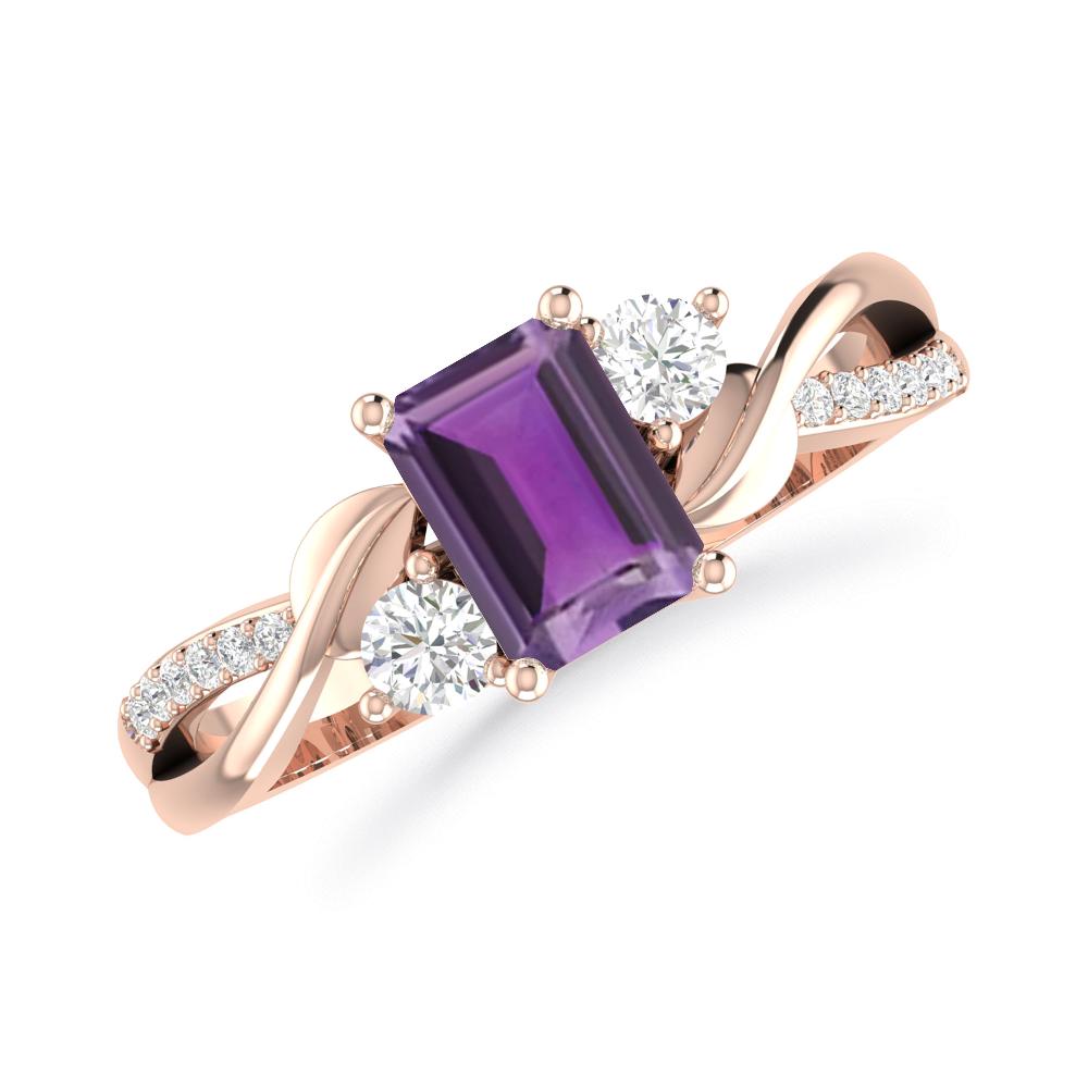 Rose Gold - Amethyst