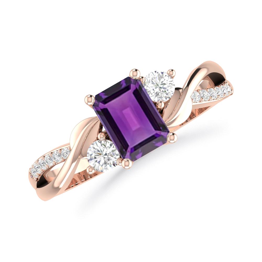 Rose Gold - Amethyst