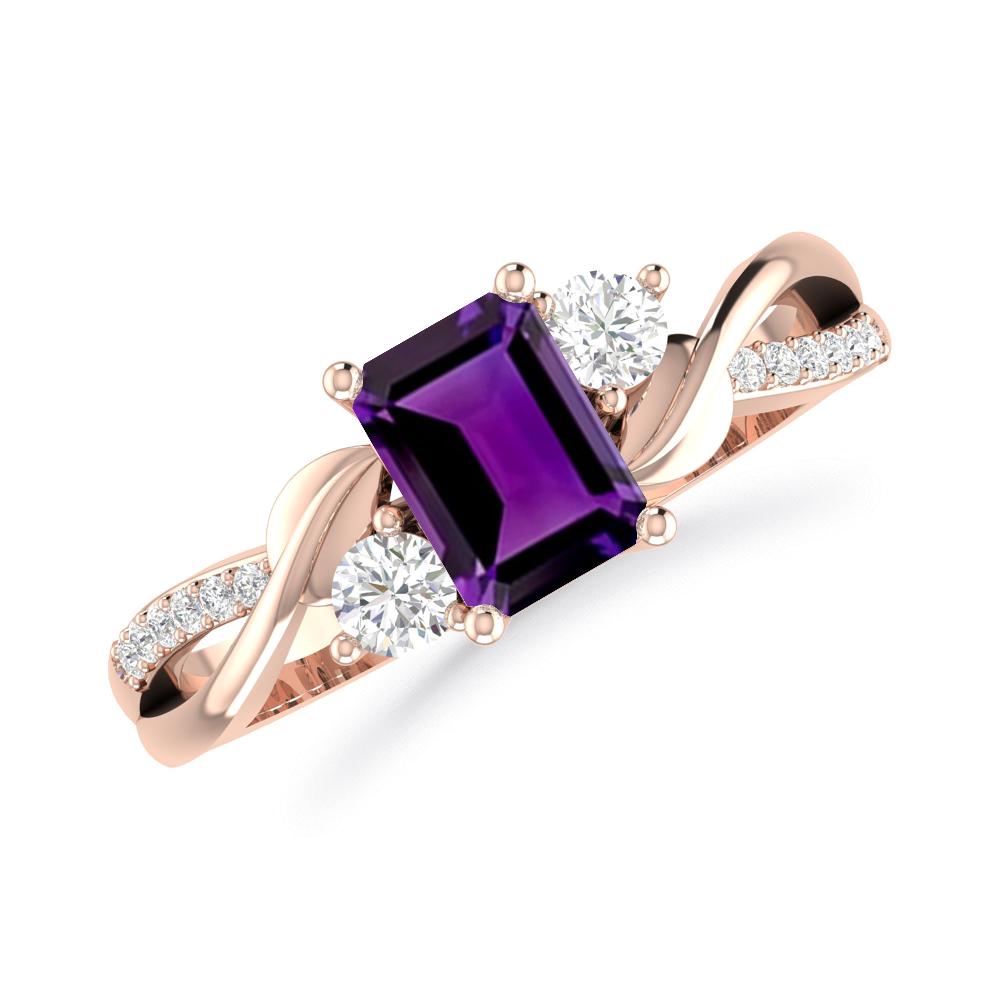 Rose Gold - Amethyst