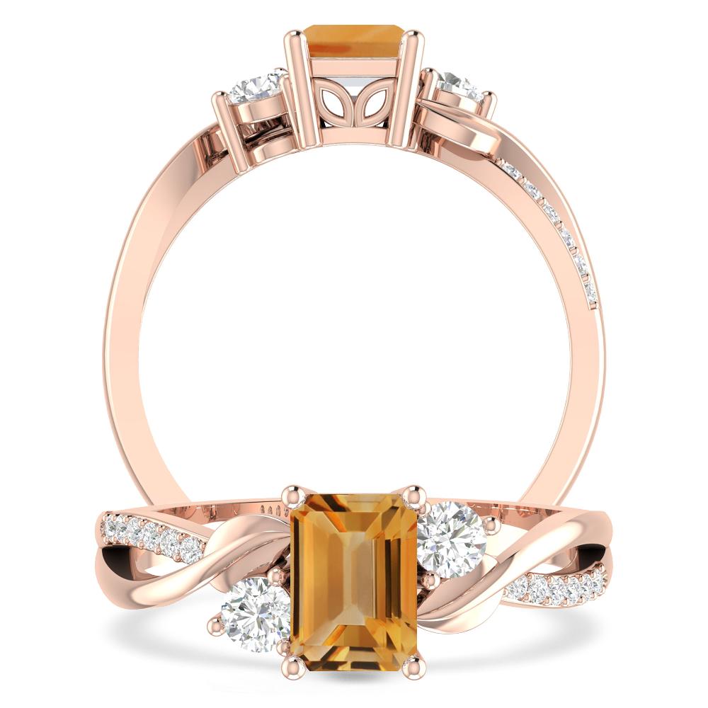 Rose Gold - Citrine