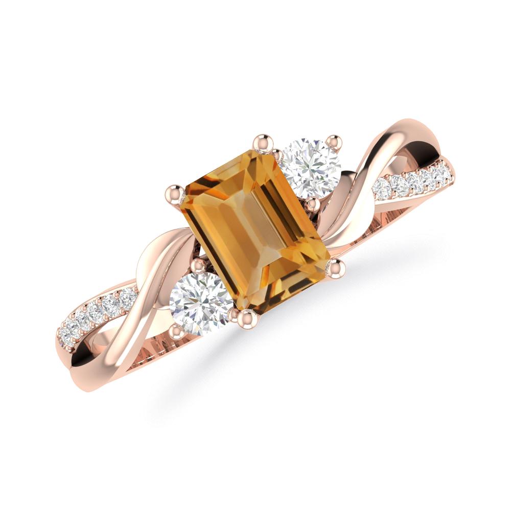 Rose Gold - Citrine