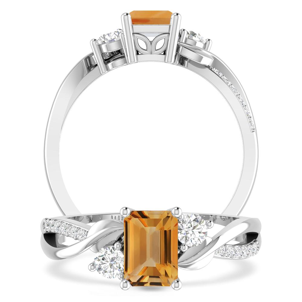 White Gold - Citrine