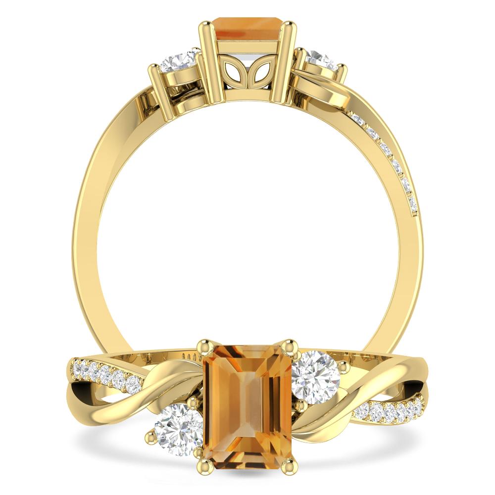 Yellow Gold - Citrine