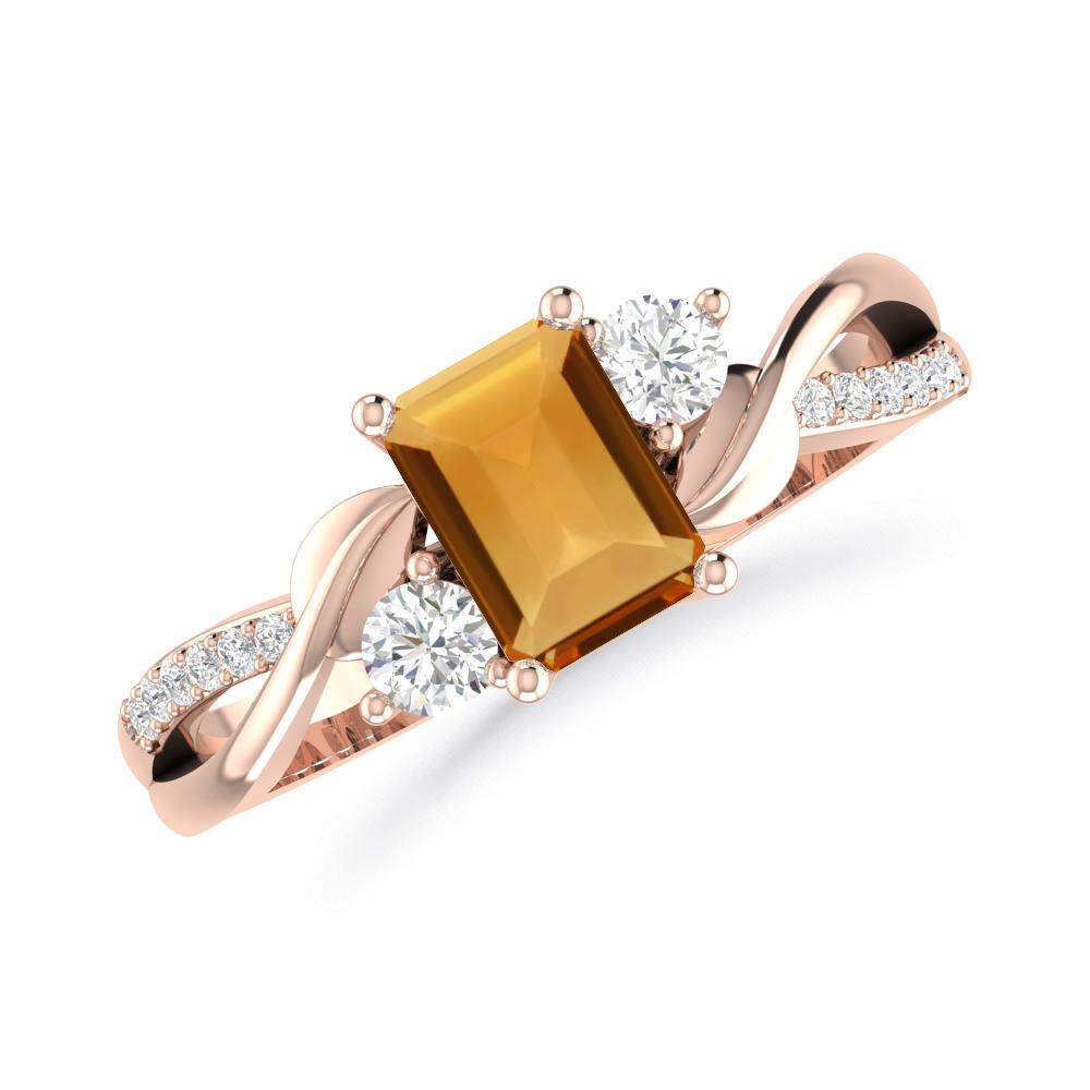 Rose Gold - Citrine