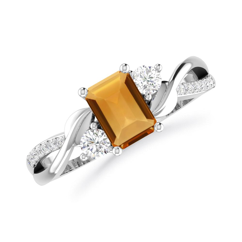 White Gold - Citrine