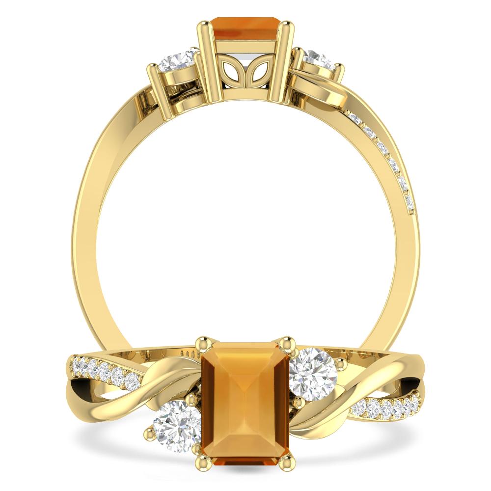 Yellow Gold - Citrine