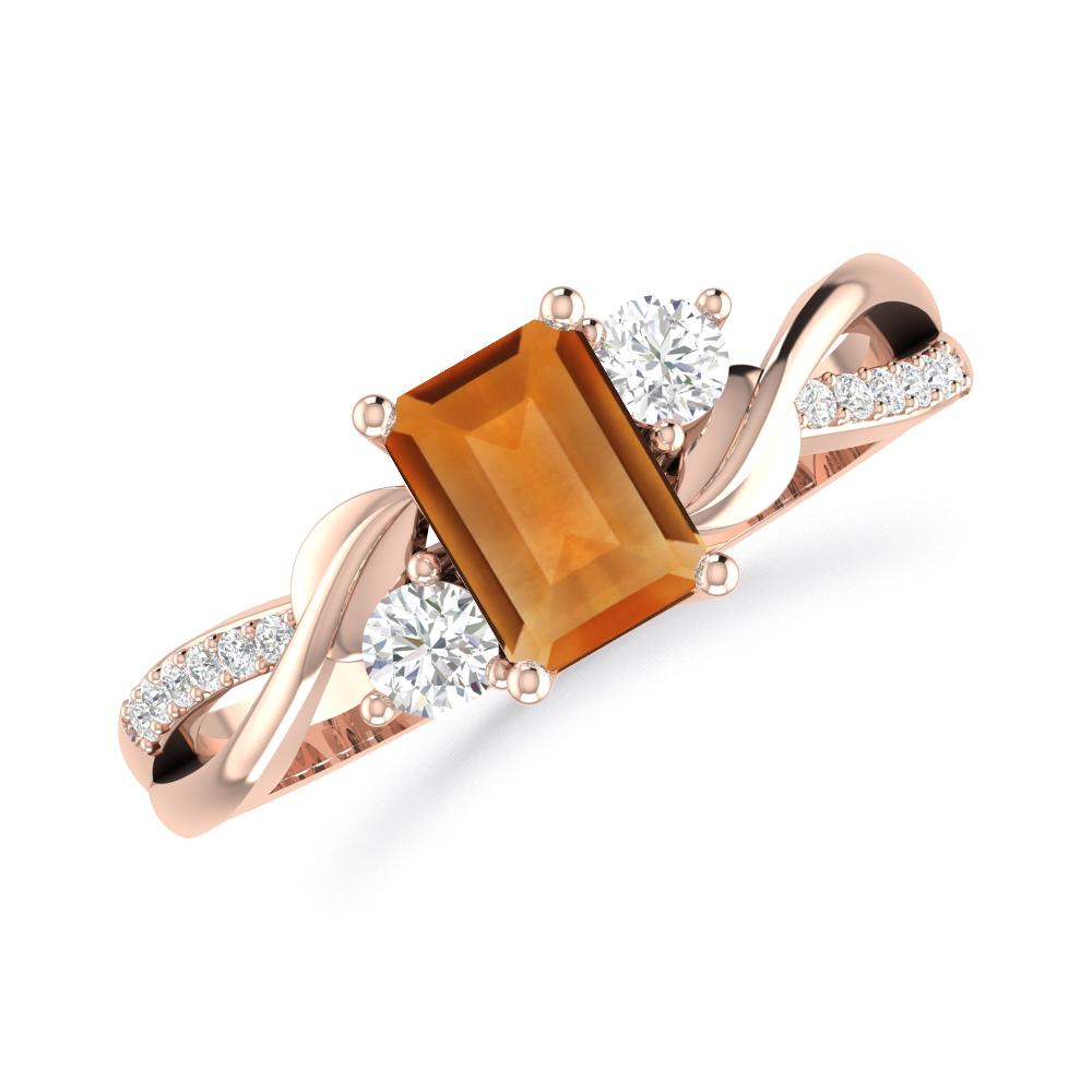 Rose Gold - Citrine