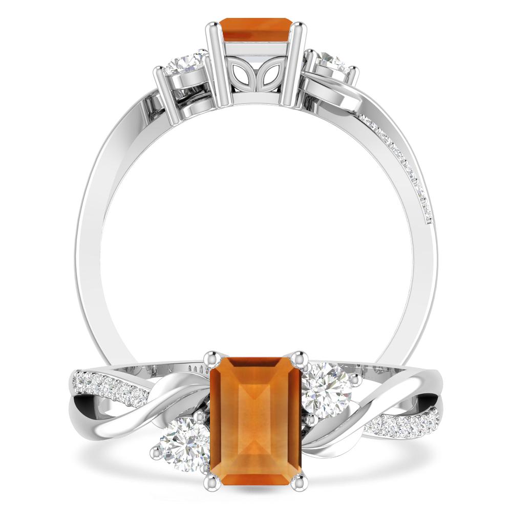 White Gold - Citrine