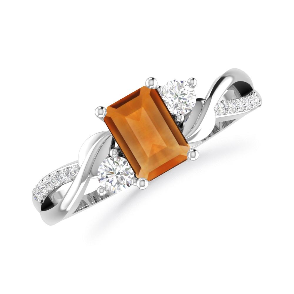 White Gold - Citrine