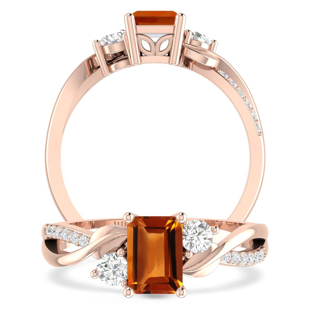 Rose Gold - Citrine