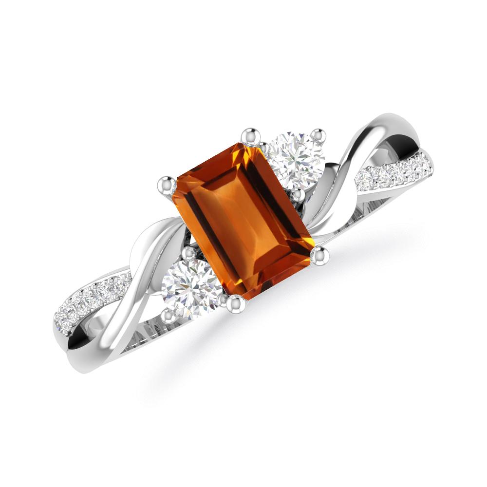 White Gold - Citrine