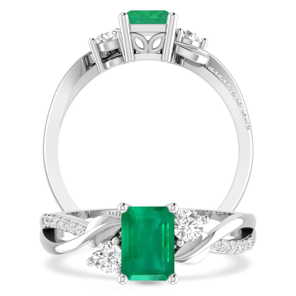 White Gold - Emerald