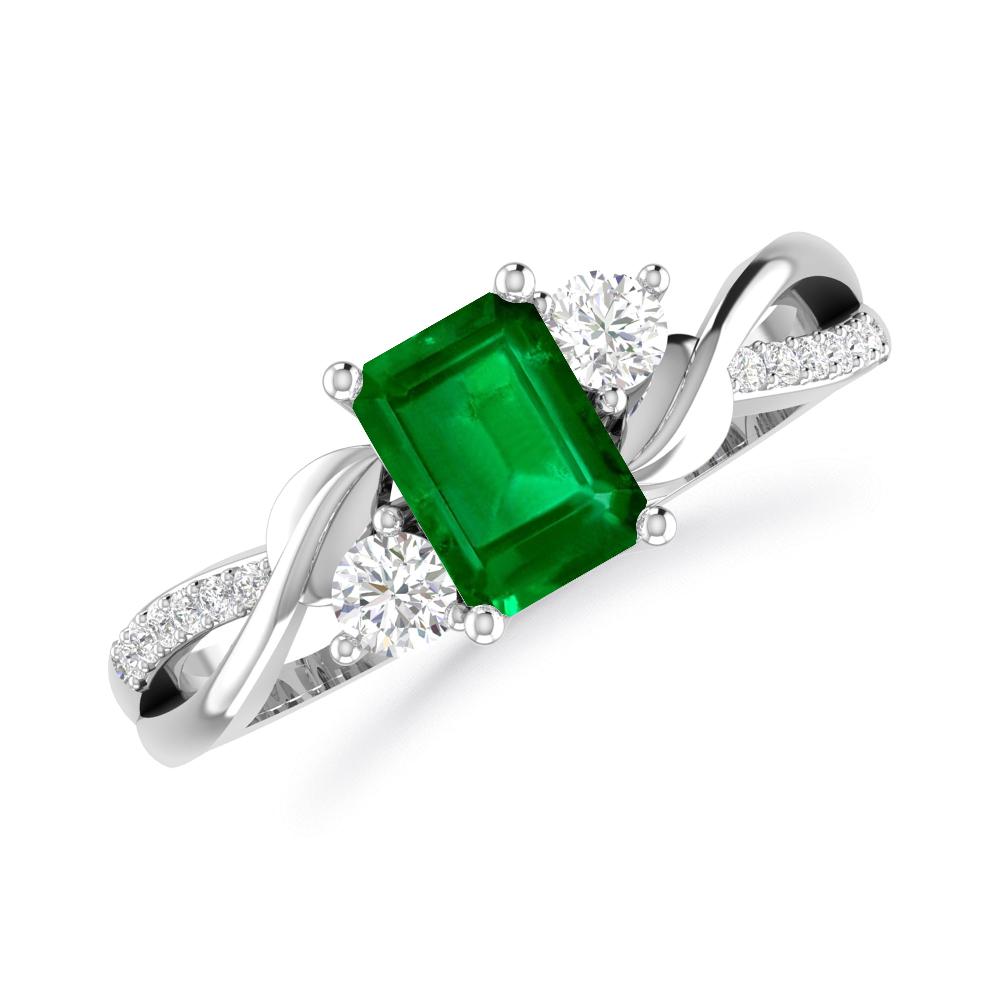 White Gold - Emerald