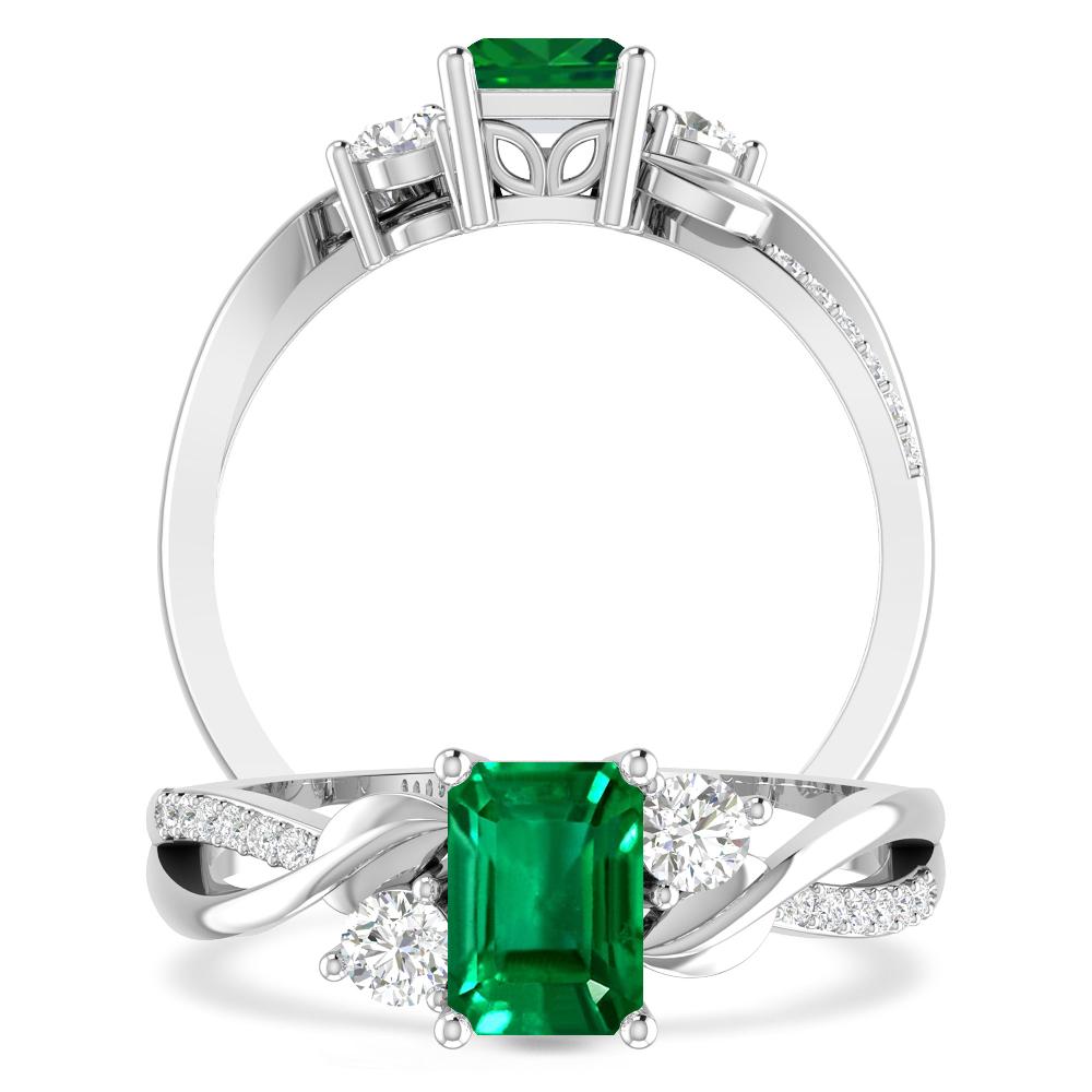 White Gold - Emerald