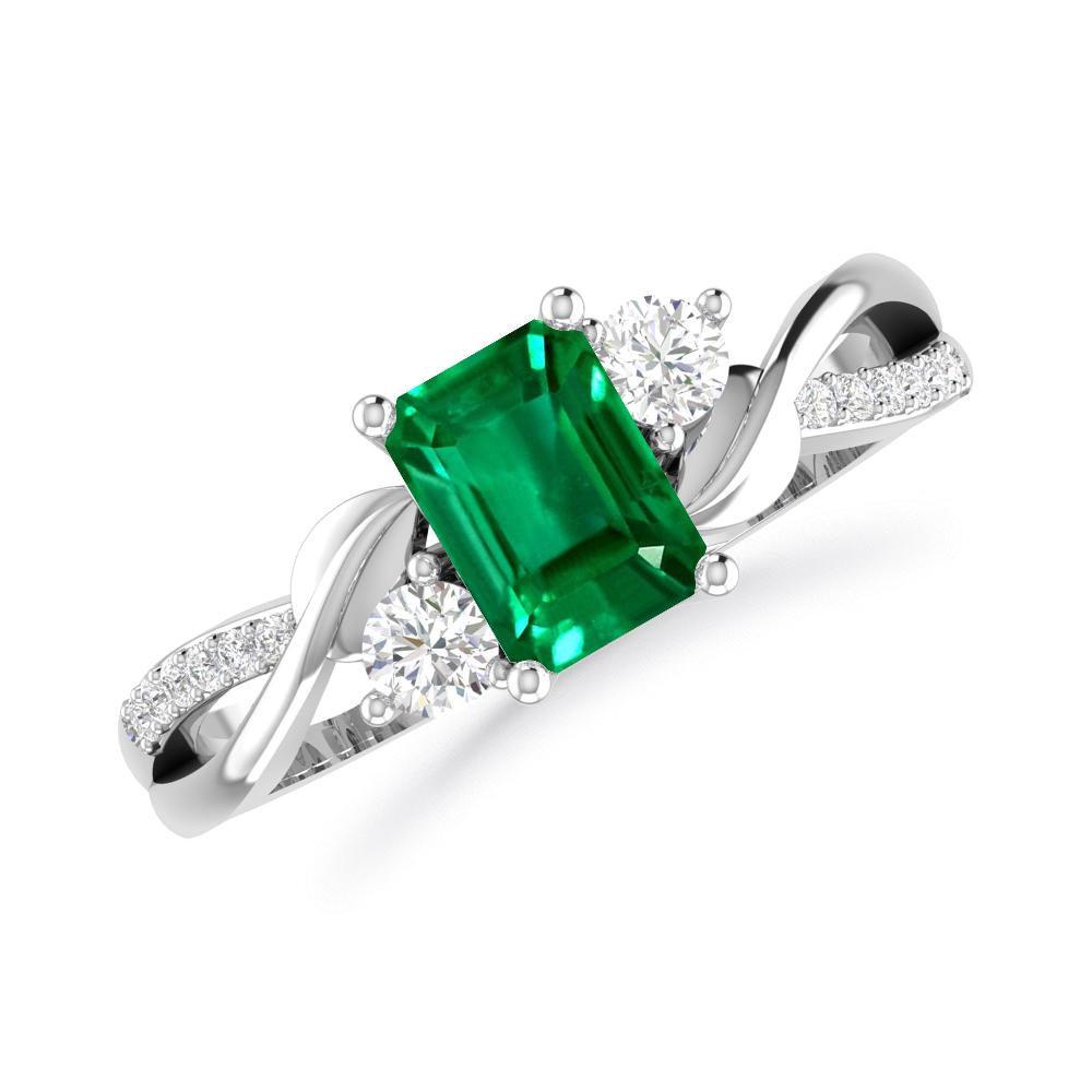 White Gold - Emerald