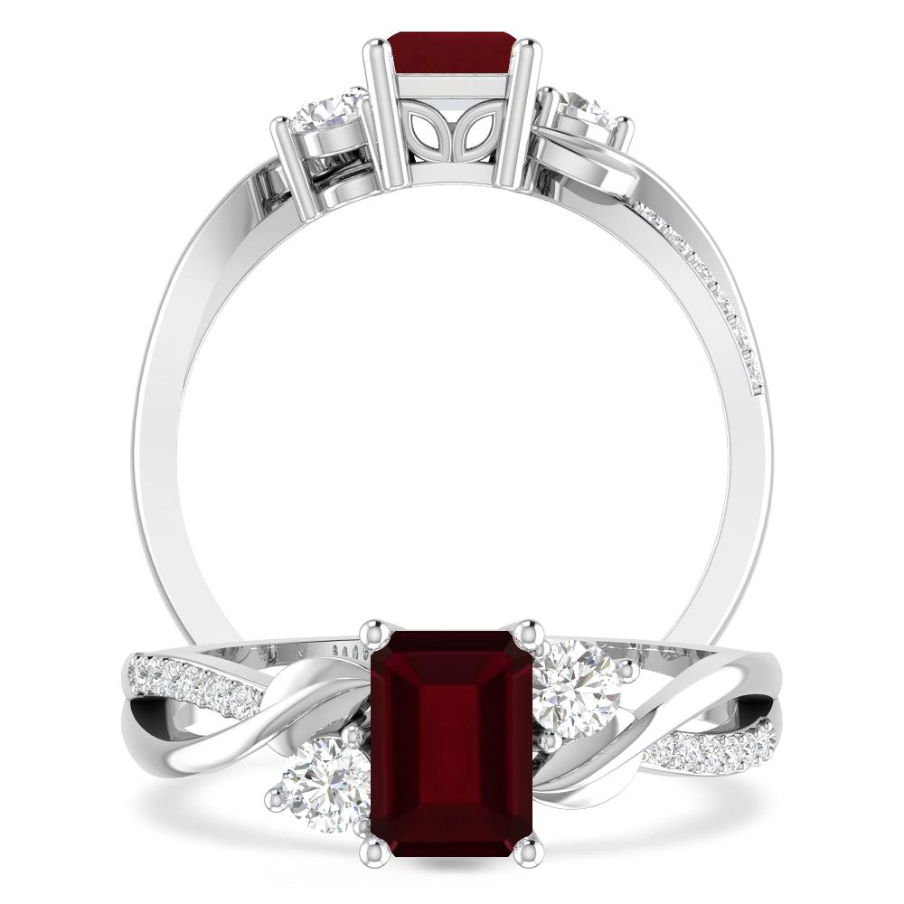 White Gold - Garnet