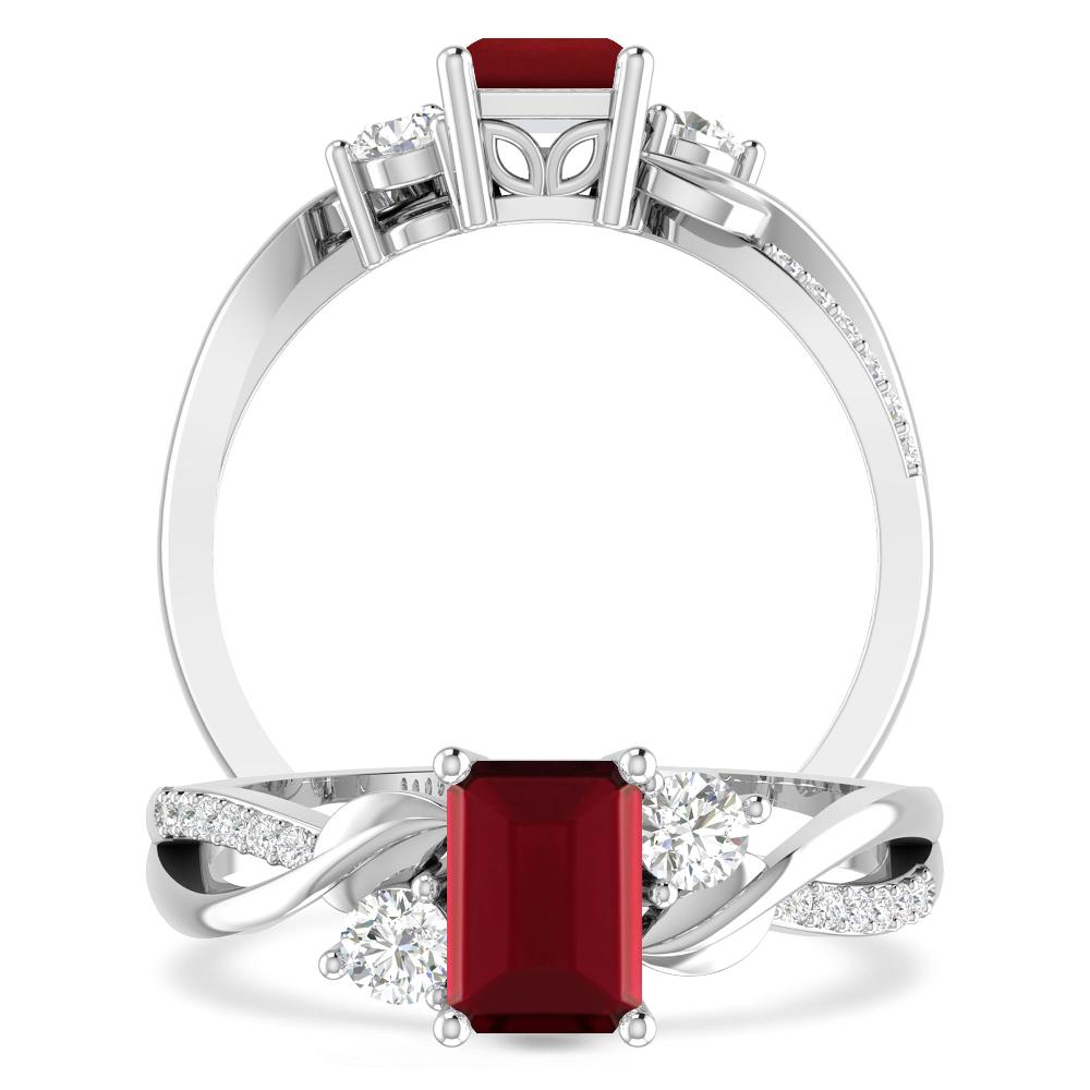 White Gold - Garnet