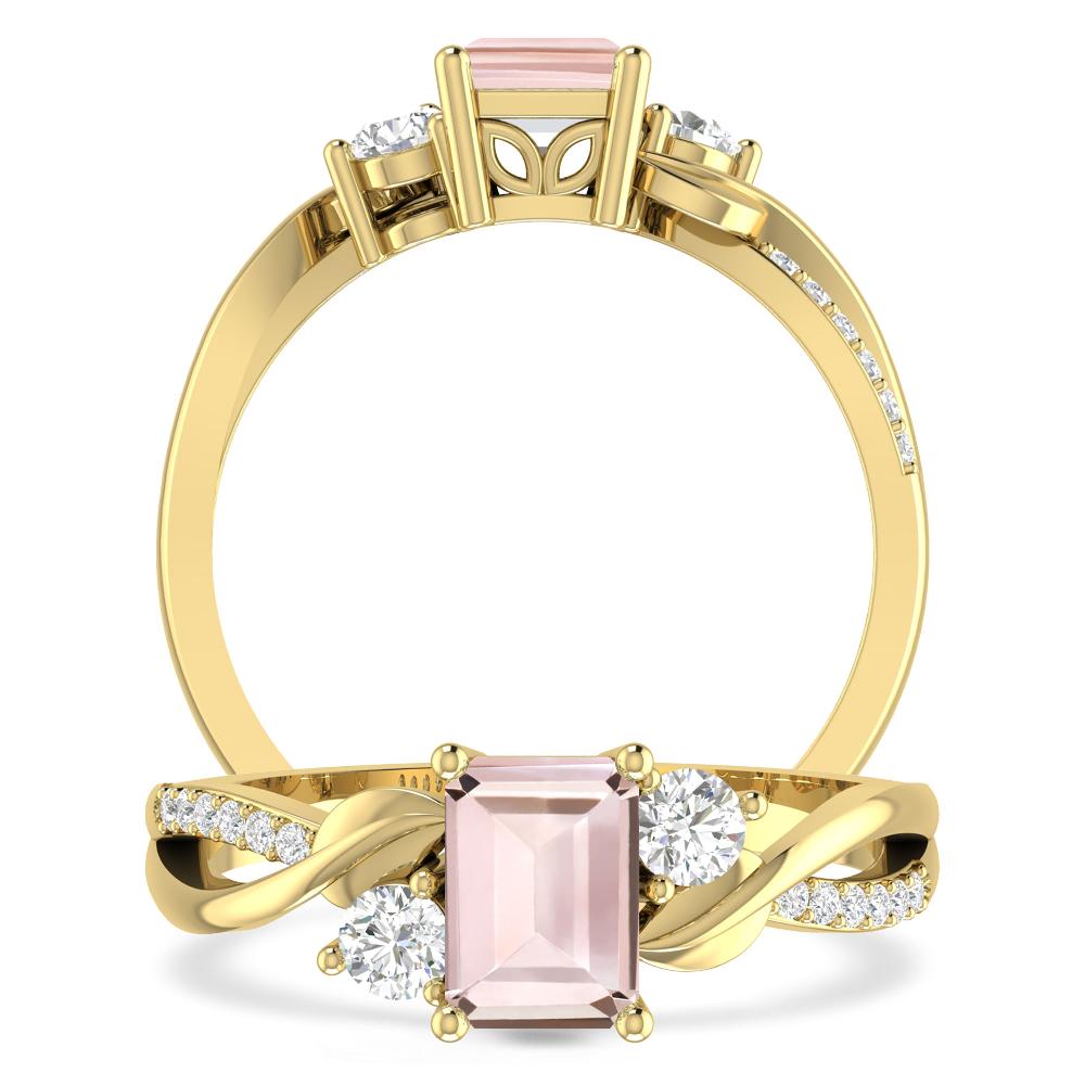 Yellow Gold - Morganite